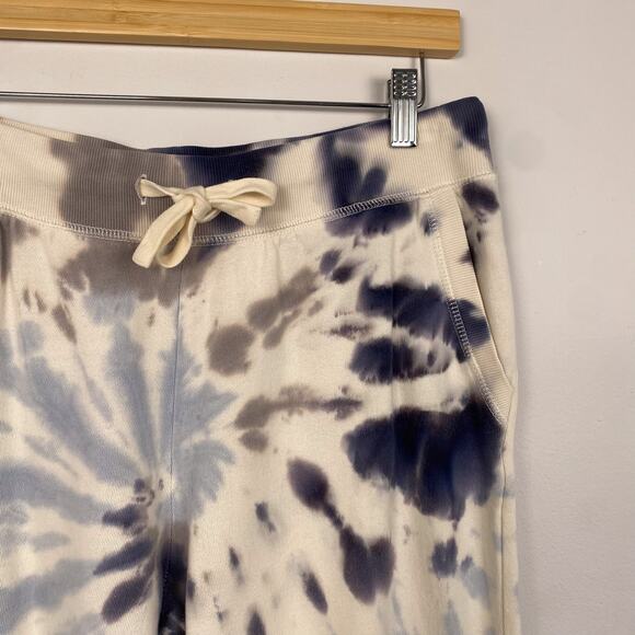 Z Supply Blue Tie Dye Jogger Style Sweatpants Medium - Picture 2 of 5